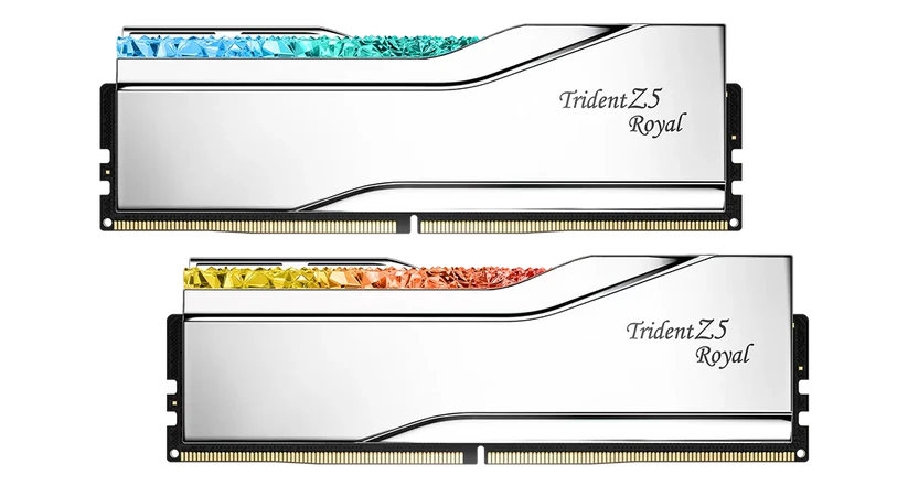 G.SKILL 64GB (2x32GB) DDR5-6400 Trident Z5 Royal - Intel XMP G.SKILL 64GB (2x32GB) DDR5-6400 Trident Z5 Royal - Intel XMP